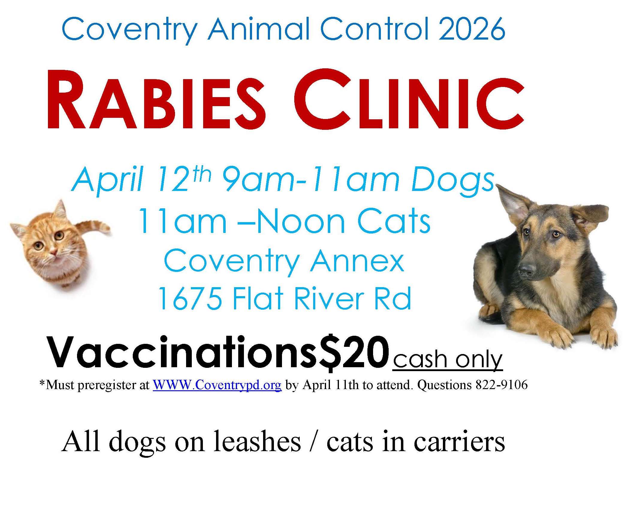 2026 Rabies Clinic