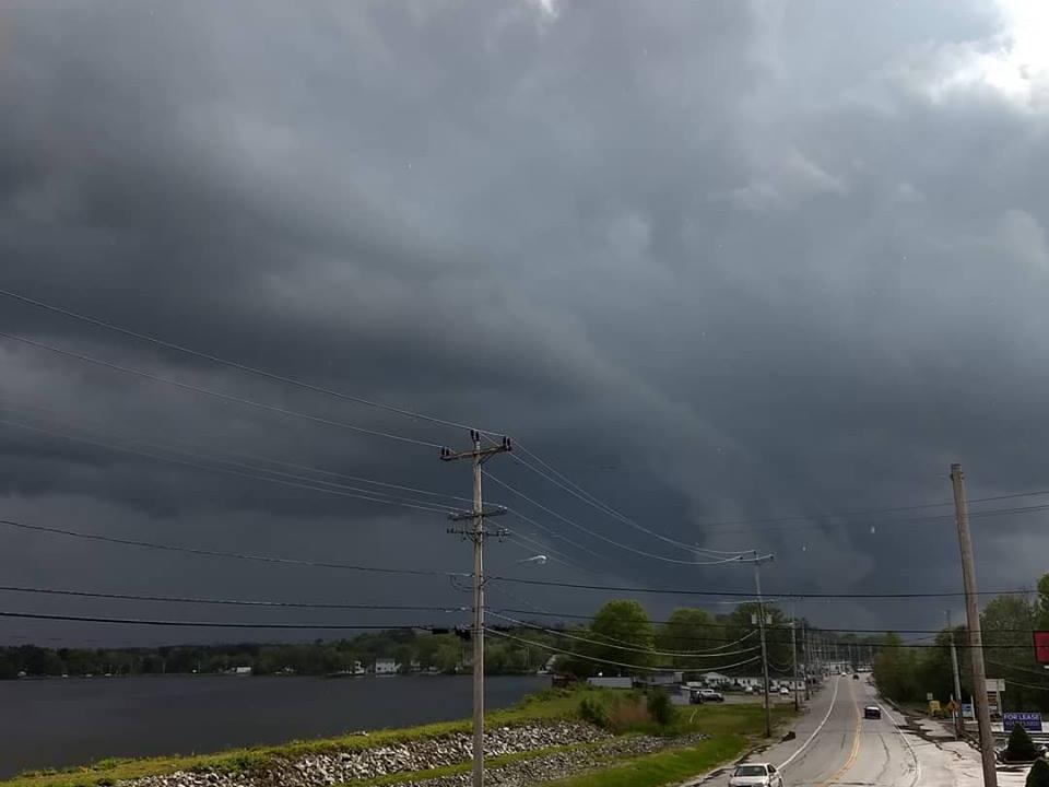 Storm over Tiogue Lake